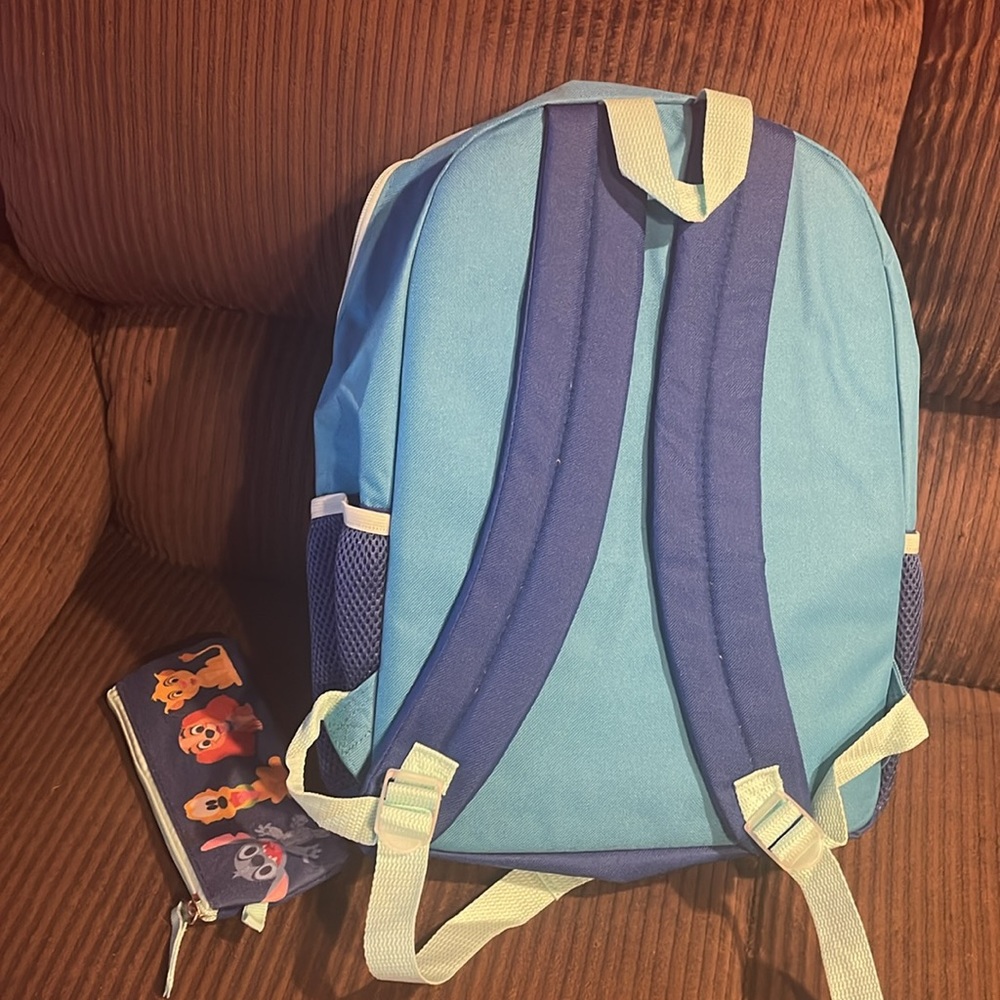 Disney Kids 4-Piece Backpack Set - Blue and Multicolor - Picture 7 of 8